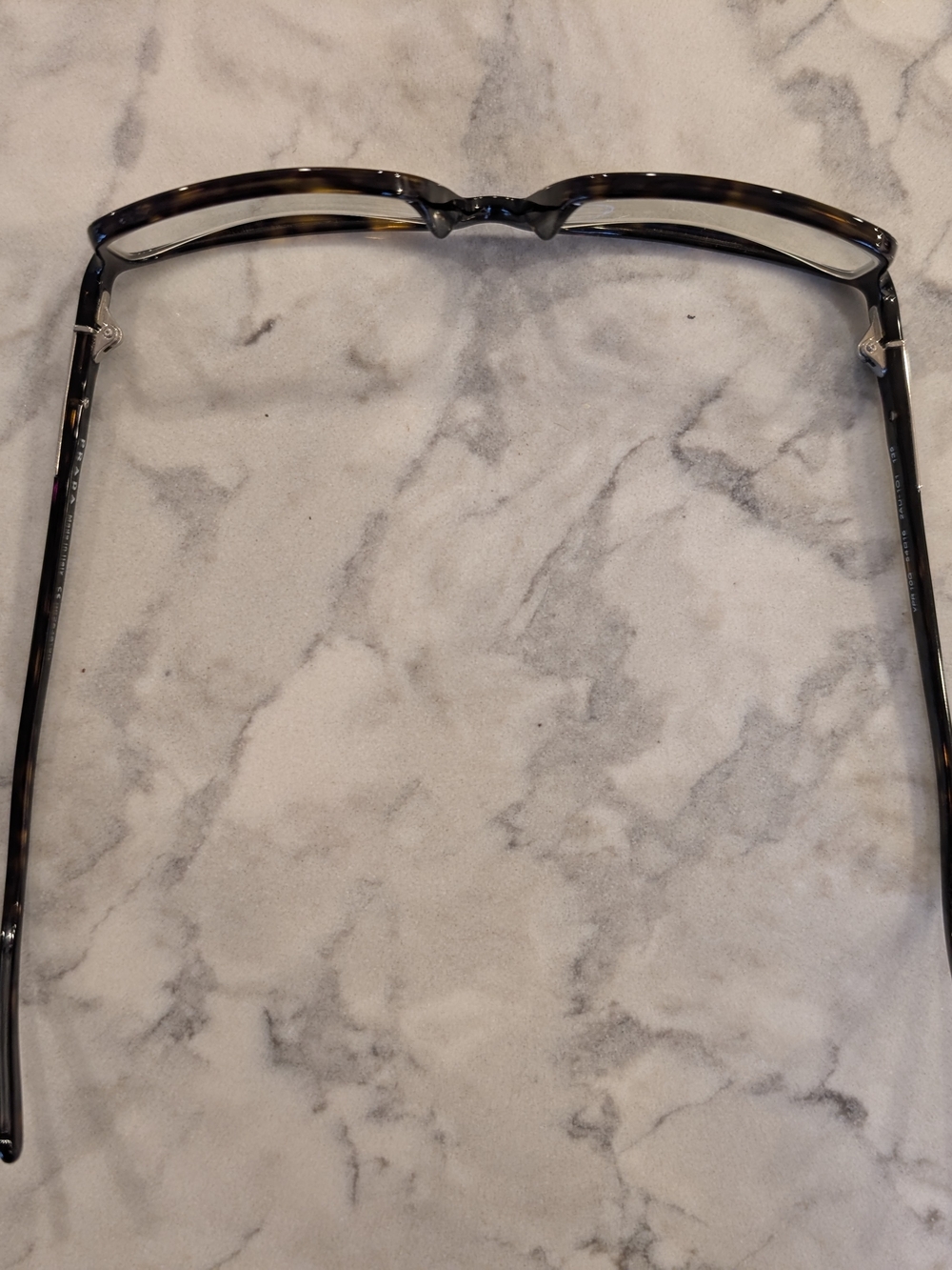 Prada VPR 10G Eyewear Glasses & Black Leather Case - Picture 5 of 9